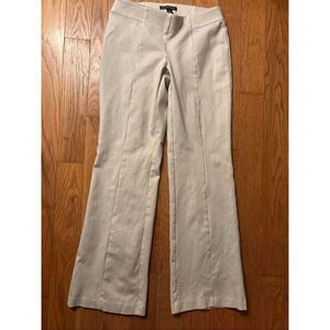 INC wide leg cream pants